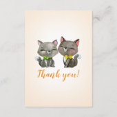 ベビーシャワーは|のサンキューカード|のニュートラルを結び付けます エンクロージャーカード (裏面)