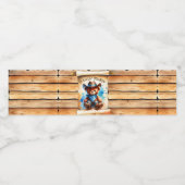 ベビーシャワーへようこそパーソナライズされた ペットボトルラベル (シングルラベル)