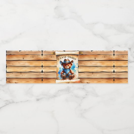 ベビーシャワーへようこそパーソナライズされた ペットボトルラベル (シングルラベル)