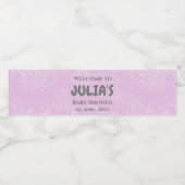 ベビーシャワーへようこそ ペットボトルラベル (シングルラベル)