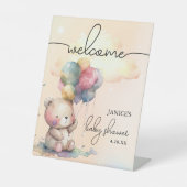 ベビーシャワーへようこそ 台座サイン (正面)