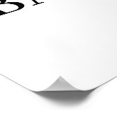 ベビーシャワーまたは誕生日のためのサファリウェルカムサイン ポスター (角)