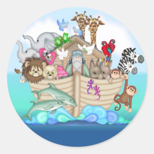 ベビーシャワーまたは誕生日カップケーキトッパーステッカー ラウンドシール (正面)