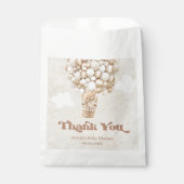 ベビーシャワーを待つテディベアバルーン フェイバーバッグ (正面)