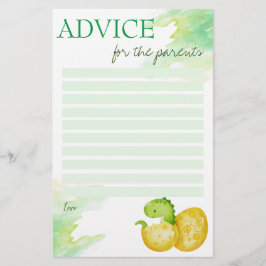 ベビーシャワーアドバイスカードはすぐに卵を孵化 便箋