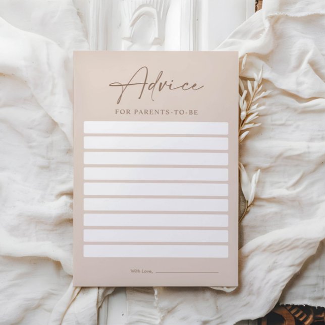 ベビーシャワーアドバイスカード (クリエイターアップロード済み)