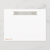 ベビーシャワーアドバイスカード アドバイスカード (裏面)