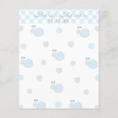 ベビーシャワーアドバイスカード「スニップとカタツムリ」 (裏面)