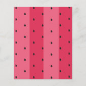 ベビーシャワーアドバイスカード「傘スイカ」 (裏面)