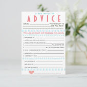 ベビーシャワーアドバイスカード 招待状 (スタンド正面)