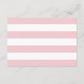 ベビーシャワーアドバイスカード |赤面 アドバイスカード (裏面)