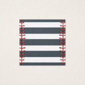 ベビーシャワーアドバイスカード |野球のベビーシャワー (裏面)