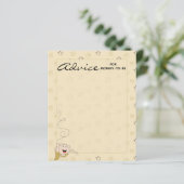 ベビーシャワーアドバイスカード「金ゴールドブラックスターズ」 (スタンド正面)