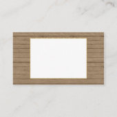 ベビーシャワーインサートカードとヴィンテージ男の赤ちゃんベース エンクロージャーカード (裏面)