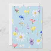 ベビーシャワーインビタシオンアズールスペインの招待状 招待状 (裏面)