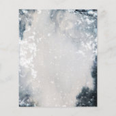 ベビーシャワーウィンターウッドランドアニマルズホリデーインビタ (裏面)