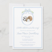 ベビーシャワーウォータースポーツテーマ 招待状 (正面)