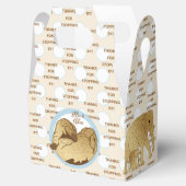 ベビーシャワーエレファントママとベビー フェイバーボックス (オープン)