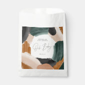 ベビーシャワーオベビーテラコッタ色彩の鮮やか抽象芸術 フェイバーバッグ (正面)