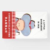 ベビーシャワーカウボーイおめでとう 横断幕 (横)