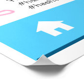 ベビーシャワーカスタム自撮りフレームエレファンテ ポスター (角)