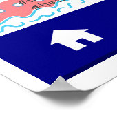 ベビーシャワーカスタム自撮りフレームマリノ ポスター (角)