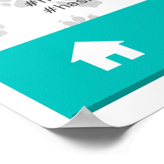 ベビーシャワーカスタム自撮りフレームレオンシト ポスター (角)