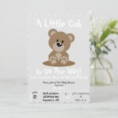 ベビーシャワーカブ招待状! 招待状 (スタンド正面)