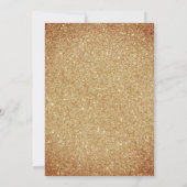 ベビーシャワーカボチャグリッタートラック秋秋 招待状 (裏面)