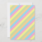 ベビーシャワーカラフル5月FIESTA招待 招待状 (裏面)