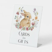 ベビーシャワーカードとギフトポスター 台座サイン (正面)