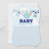 ベビーシャワーカード 招待状 (正面)