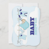 ベビーシャワーカード 招待状 (裏面)