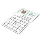 ベビーシャワーカーフファームカウユーカリ ノートパッド (アングル)