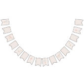 ベビーシャワーガールスタープリンセスフェアリータールバレリーナ バンティングフラッグ (全)