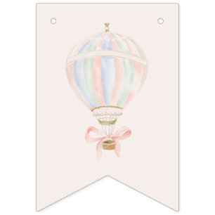 ベビーシャワーガールスタープリンセスフェアリータールバレリーナ バンティングフラッグ