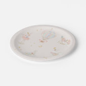 ベビーシャワーガールスタープリンセスフェアリータールバレリーナ ペーパープレート (アングル)