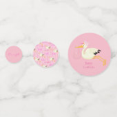 ベビーシャワーガールテーマ コンフェッティ (正面)