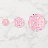 ベビーシャワーガールテーマ コンフェッティ (裏面)