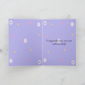 ベビーシャワーガール 招待状 (内部)