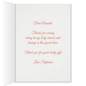 ベビーシャワーキリンフローラリースありがとう (内側 (右))