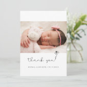 ベビーシャワーギフトフラットサンキューカード サンキューカード (スタンド正面)