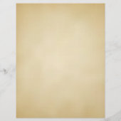 ベビーシャワークイズゲームヴィンテージパーチメント (裏面)