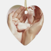 ベビーシャワークリブ子供部屋が母親を迎える セラミックオーナメント (右)