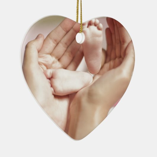 ベビーシャワークリブ子供部屋が母親を迎える セラミックオーナメント (右)