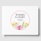 ベビーシャワーゲストブックフローラ ゲストブック (正面)