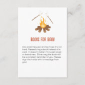 ベビーシャワーゲームのための本もっとベビーシャワーテーマ エンクロージャーカード (正面)