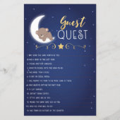 ベビーシャワーゲームのゲストクエストを見つける，ベビービンゴ (裏面)