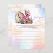 ベビーシャワーゲームタイムカプセル (正面/裏面)