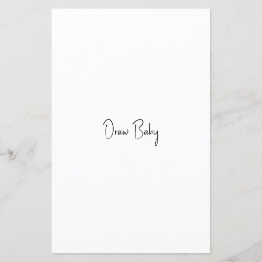 ベビーシャワーゲーム描画ベビーおもしろいリビールパーティー (裏面)